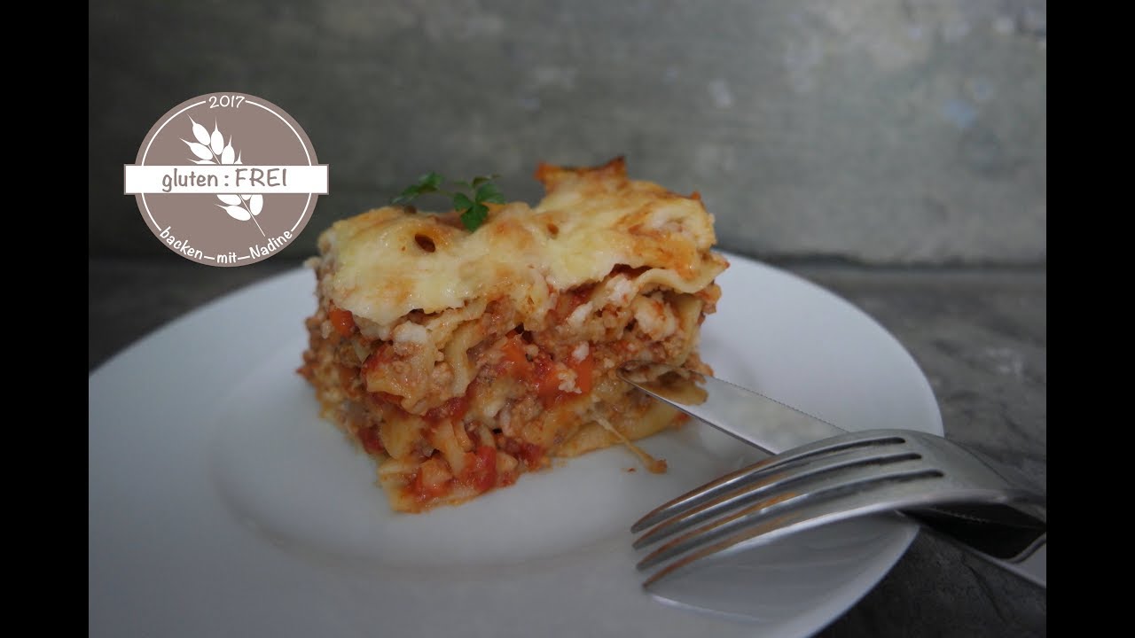 Lasagne - glutenfrei backen mit Nadine