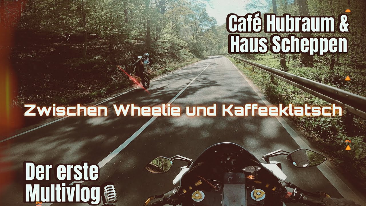 Rideout Café Hubraum & Haus Scheppen 📍 | Sonntags auf Kuchenrunde 🍰 | #Motovlog #multiplayer