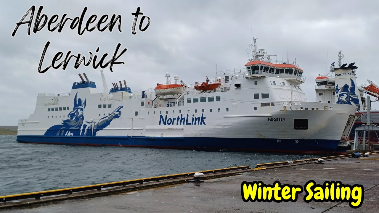 Overnight Ferry Crossing to the Shetland Islands in Winter