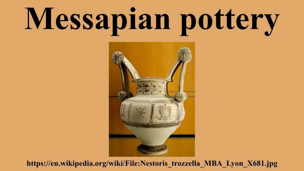 Messapian pottery
