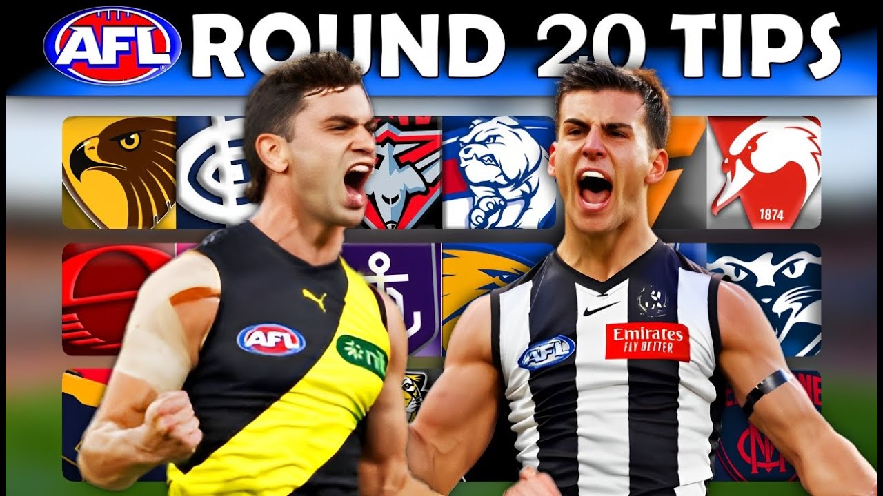 AFL 2025 Round 20 Predictions + Tips REVEALED