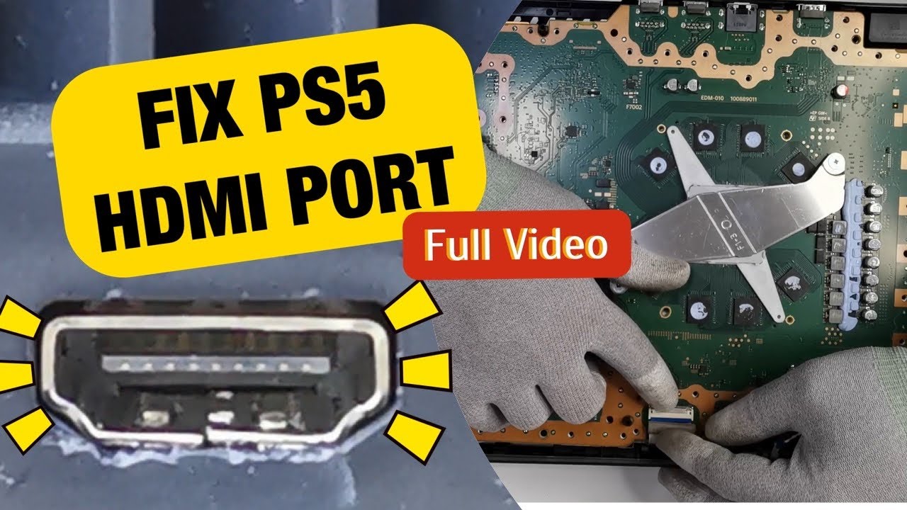 How to Fix PS5 HDMI Port/ No Signal - Teardown (Full Video) UK