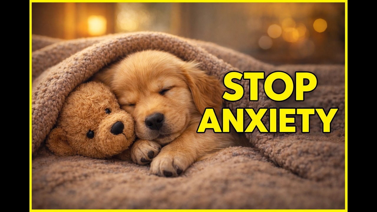 Stop Dog Anxiety Now:  30 Minute Calming Music for Dogs Left Home Alone