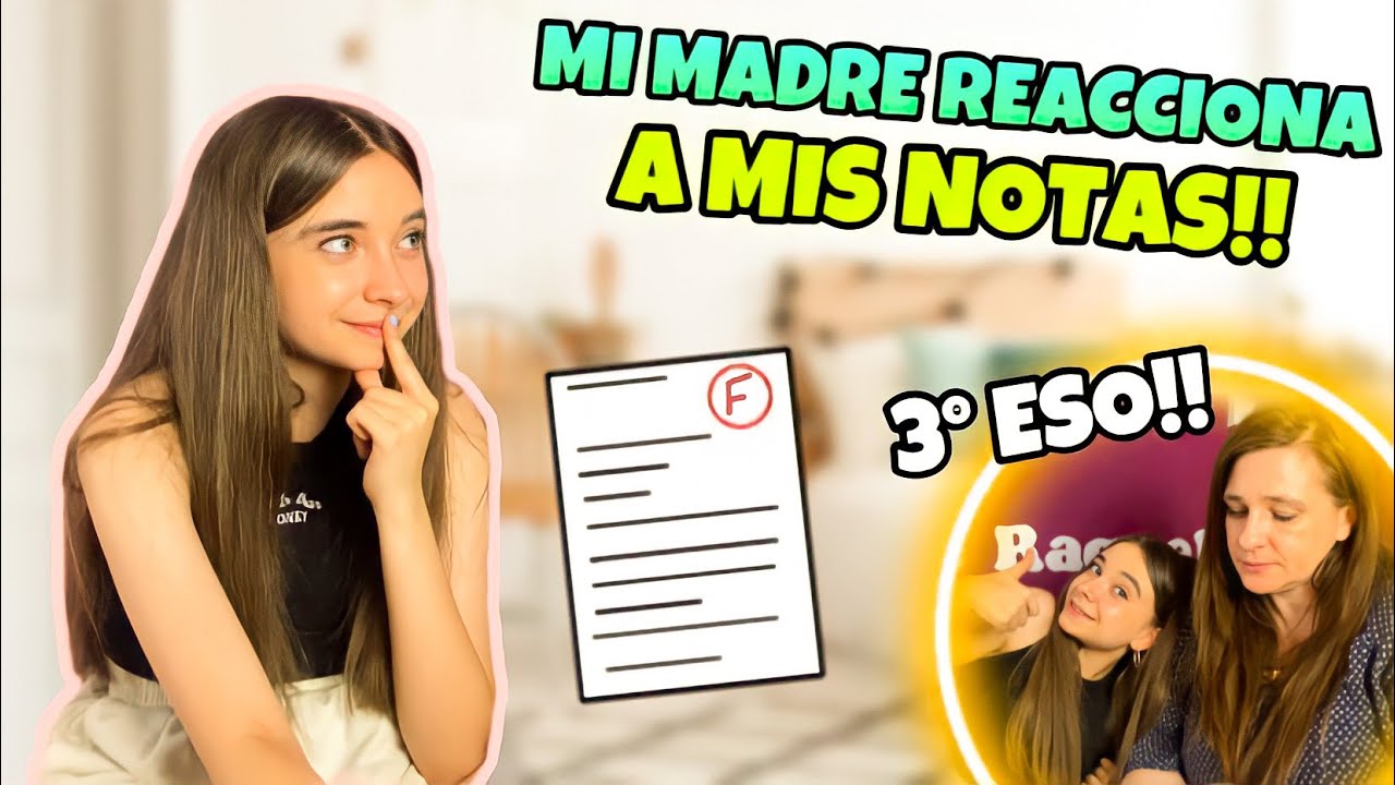 ENSEÑO mis NOTAS del INSTITUTO 😨mi MADRE REACCIONA A MIS NOTAS📝 100% REAL