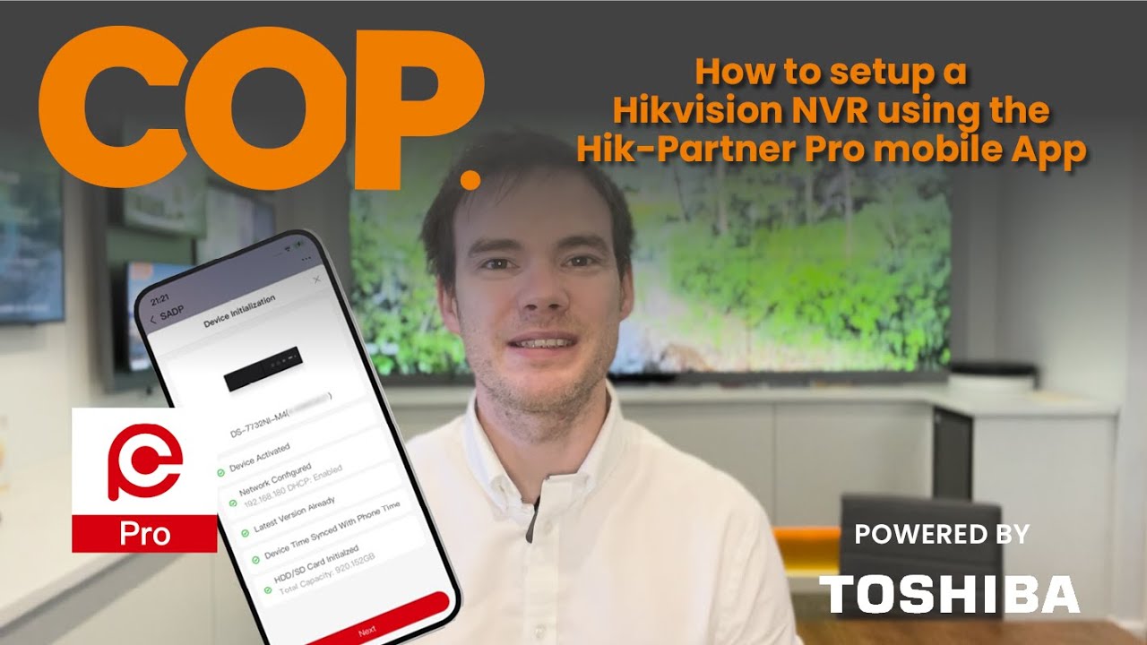 How to setup a Hikvision NVR using the Hik-Partner Pro mobile App