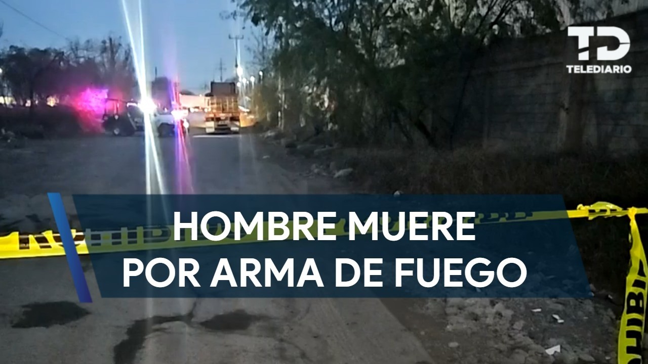 Hombre muere por arma de fuego en el Libramiento Noroeste en Apodaca, NL