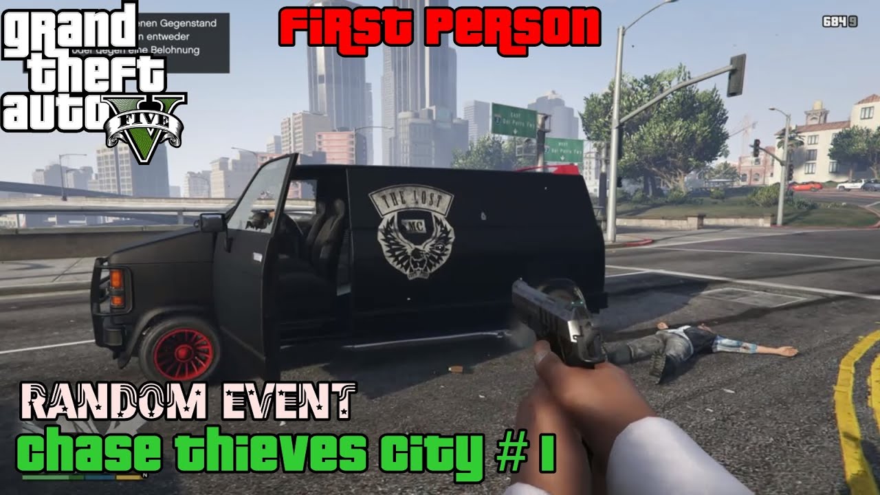 GTA 5 ★ Random Event # 37 ★ Chase Thieves City # 1 [Location Guide]
