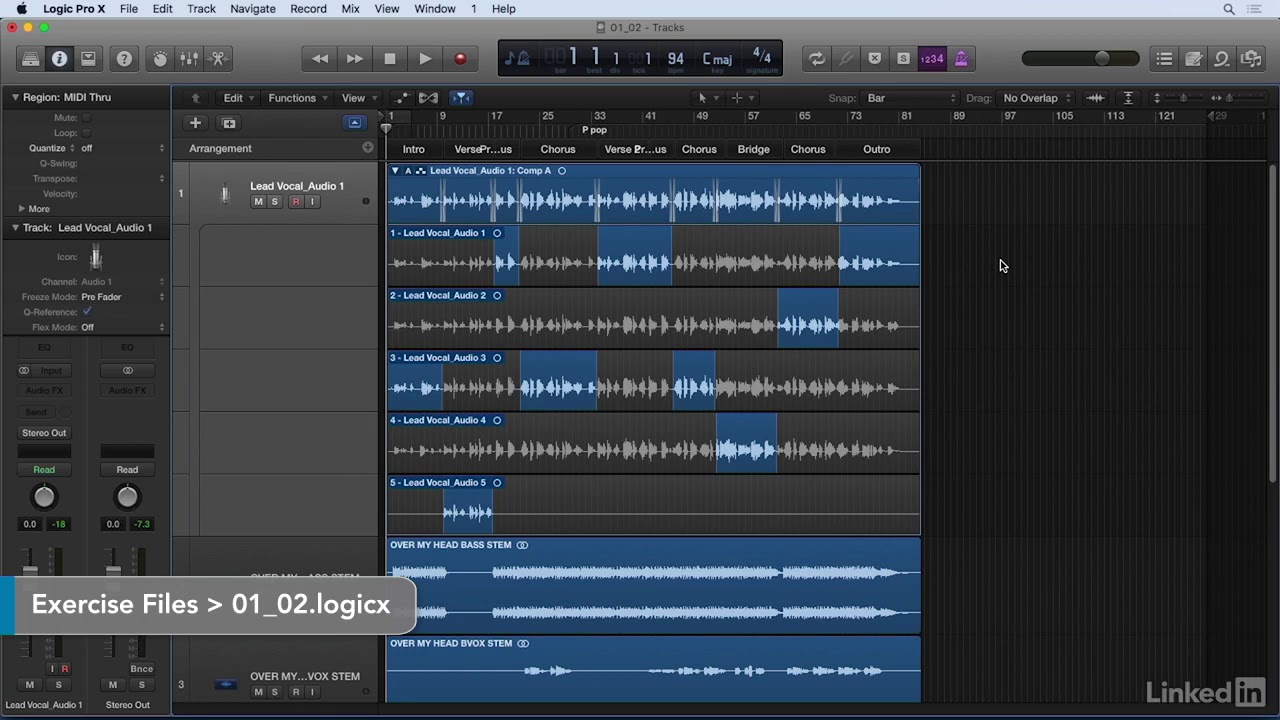 Editing breaths, mouth noise, and pops in logic pro 2025
