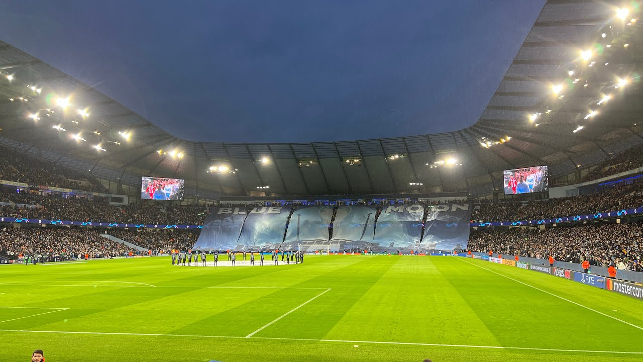 Manchester City vs Atlético Madrid Blue Moon Hymno and Nana City