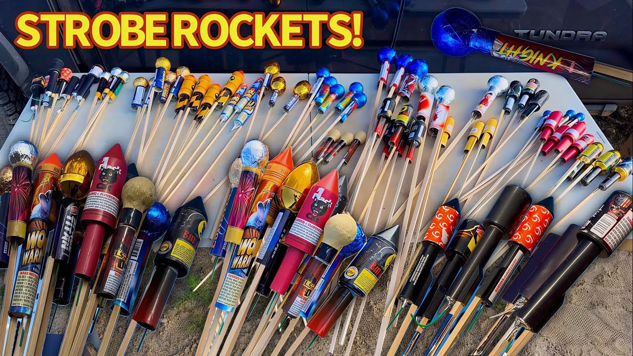THE MOST INSANE FIREWORK ROCKET LINE-UP I’VE EVER HAD