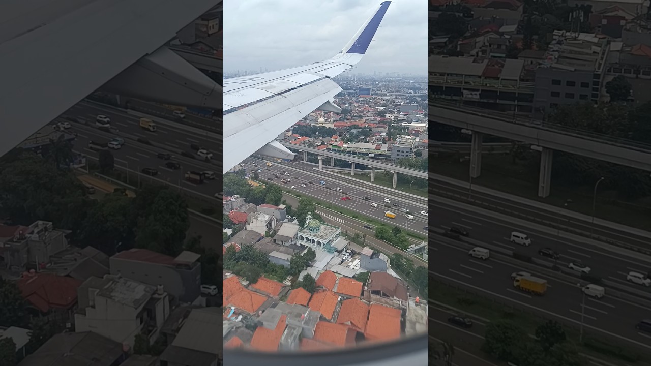 Proses Landing Batik-Air di Bandara Halim Perdana Kusuma #aviation #batikair #halimperdanakusuma
