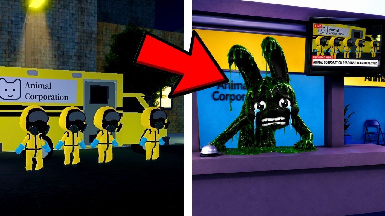 A EQUIPE HAZMAT CHEGOU E ISSO ACONTECEU EM HOSPITAL DE ANIMAIS NO ROBLOX | ANOMALIAS