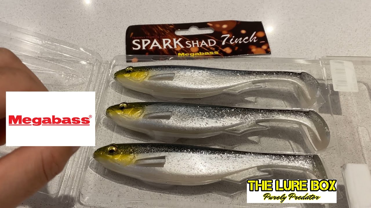 Quick look (and rigging) - Megabass Spark Shad 7 inch #lurefishing #megabasslures #lurefishinguk