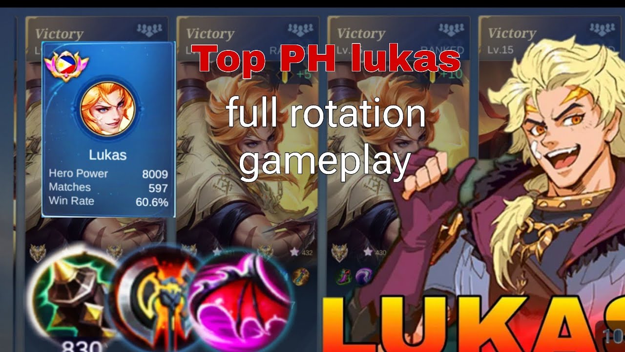 AUTO WINSTREAK USING THIS BUILD🙀🙀 AGGRESSIVE LUKAS FULL GAMEPLAY🔥