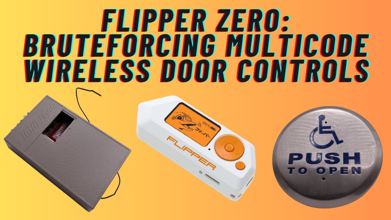 Flipper Zero: Bruteforcing Linear Multicode Wireless Door Controls