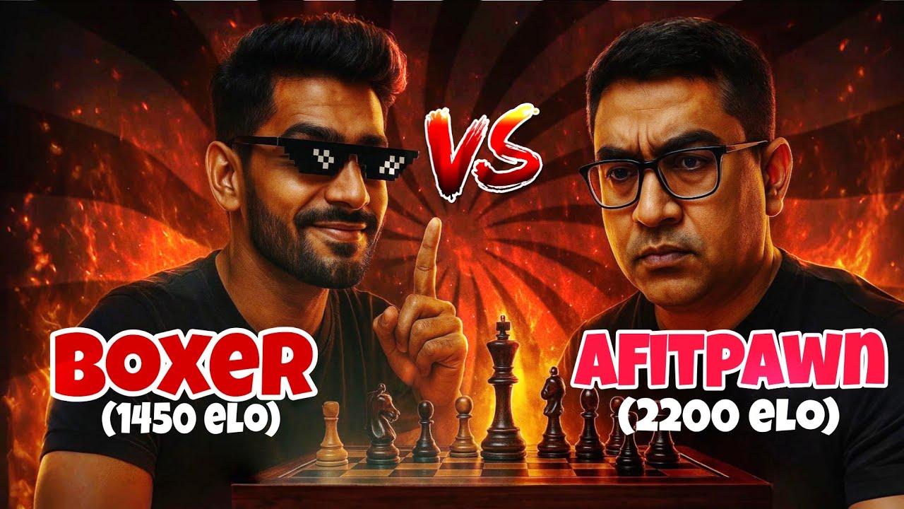 boxerplayschess vs afitpawn ✅️(streamer battle pt. 01) @afitpawn 