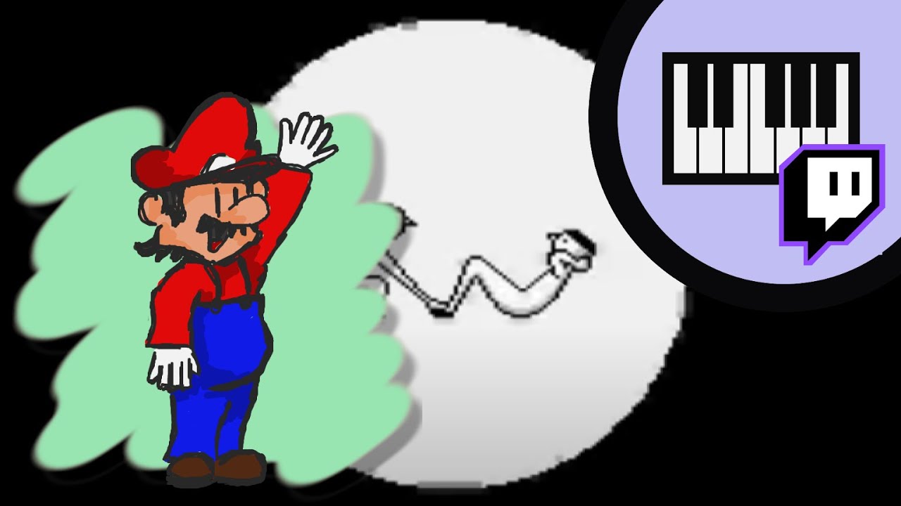 Mario Paint - Creative Exercise (Piano Stream Highlight)