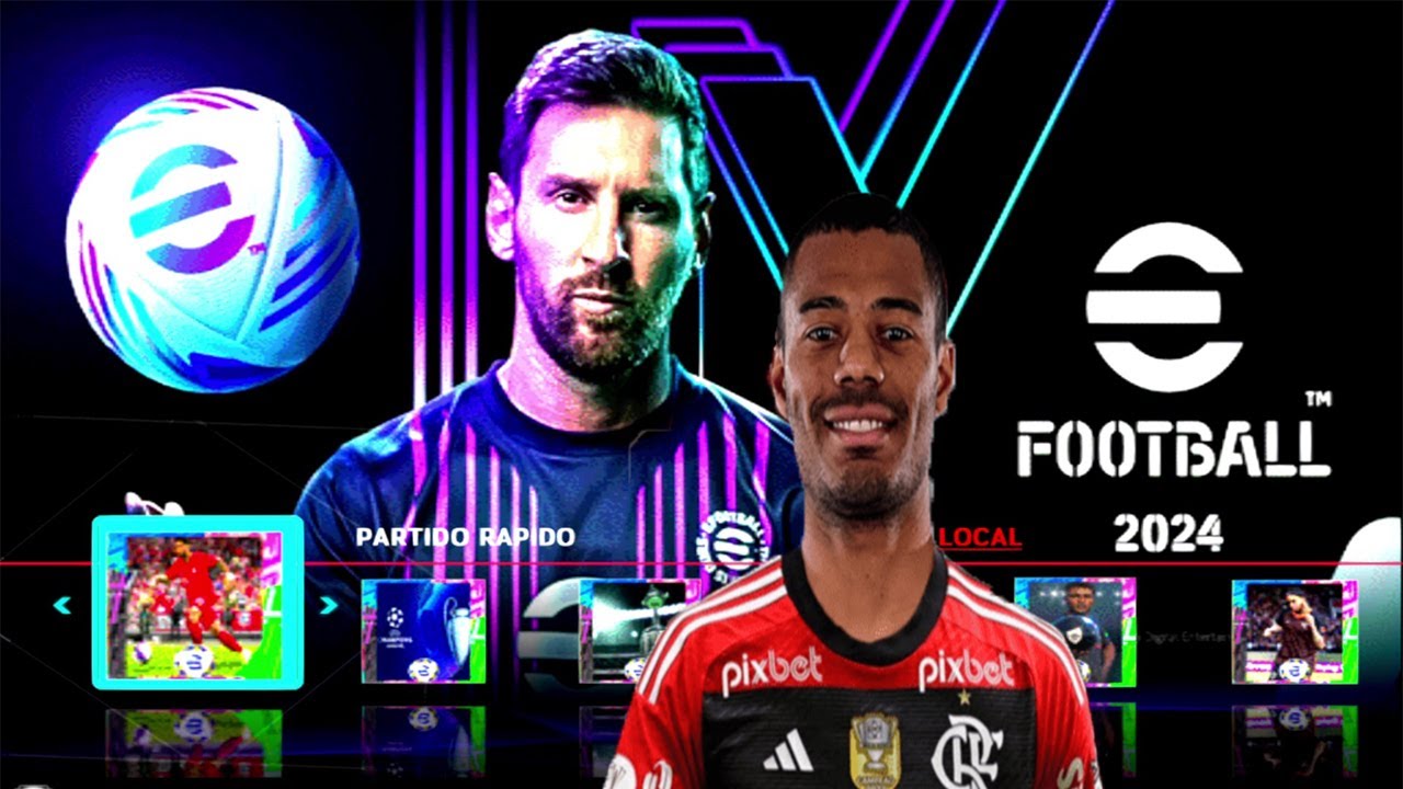 PES 2024 (PS2) Com Brasileirão SUPER ATUALIZADO editor Leto !