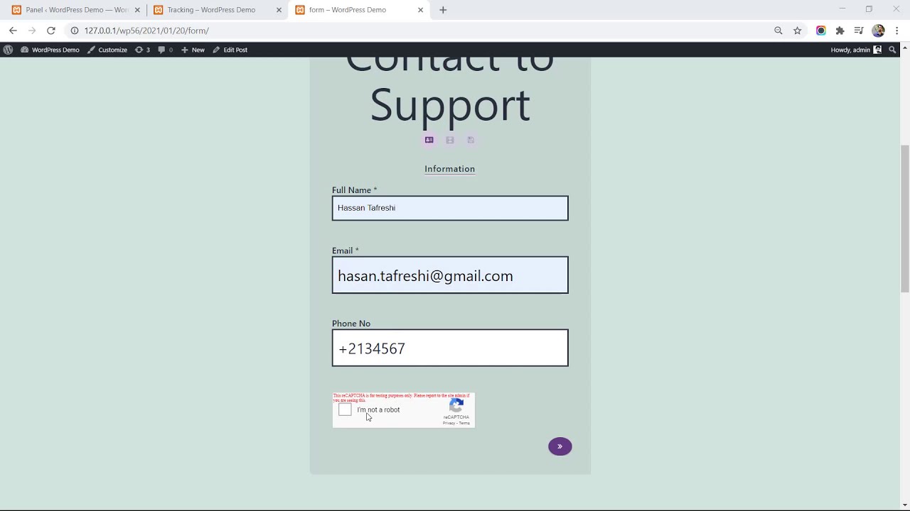 Easy Form Builder v1 [ Free Wordpress Plugin ]