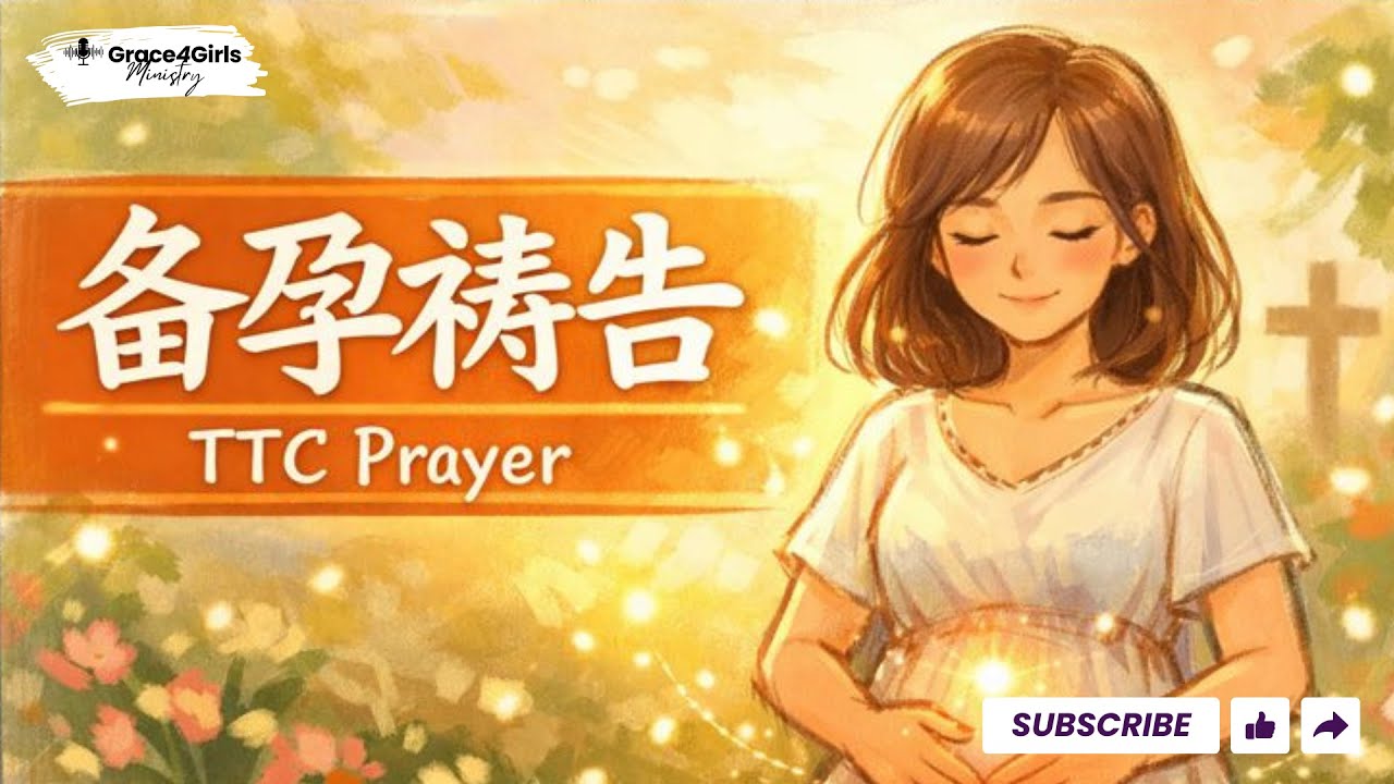 10分钟备孕祷告：增强生育力·释放焦虑·宣告奇迹 | Christian Prayer for TTC & Peace | 孕育中的恩典系列
