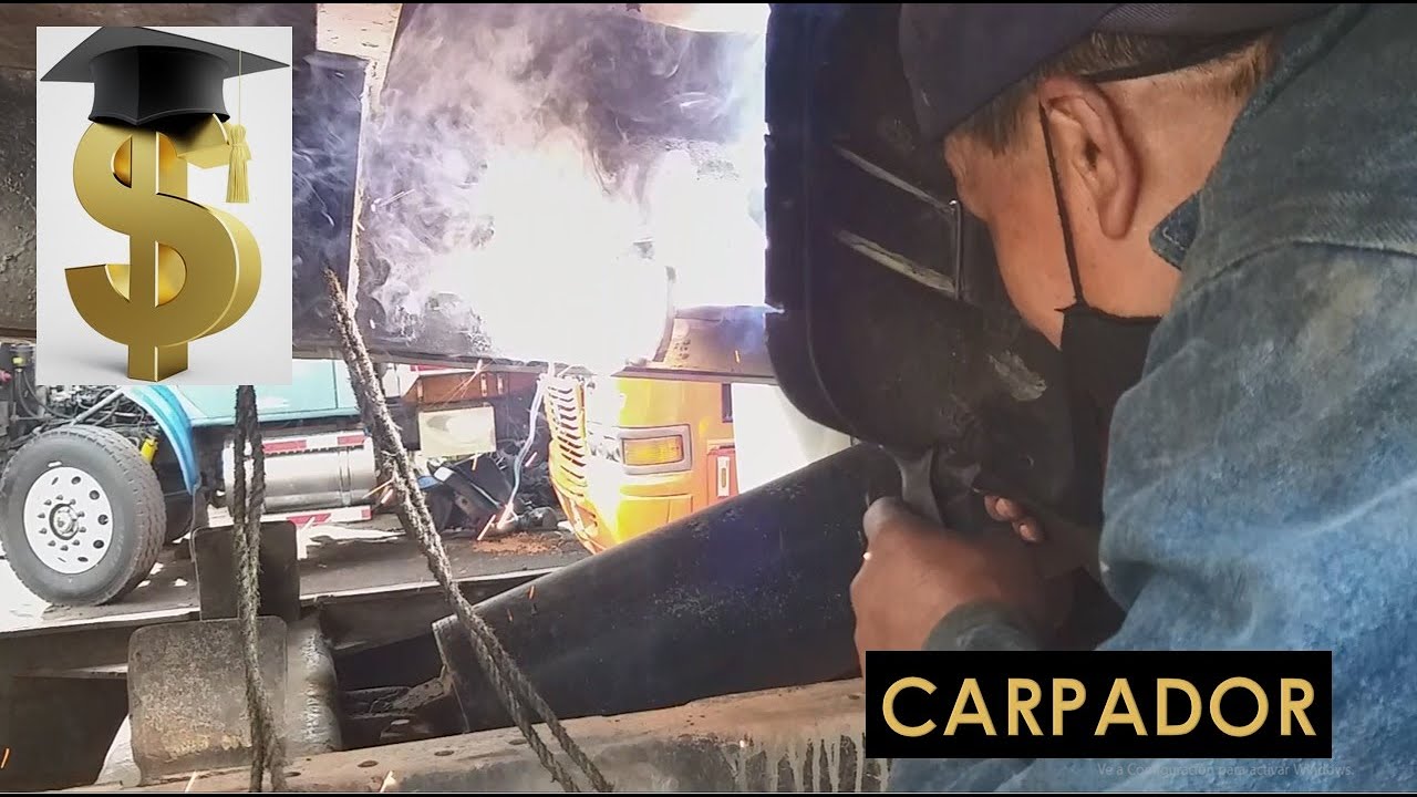 COMO ELABORAR UN CARPADOR  PARA UNA VOLQUETA CON BAJO PRESUPUESTO | TUTORIAL