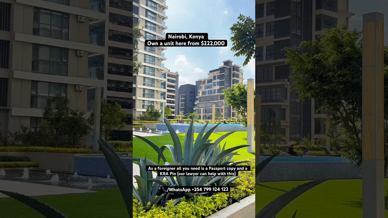 Experience a luxurious lifestyle in Nairobi,Kenya 