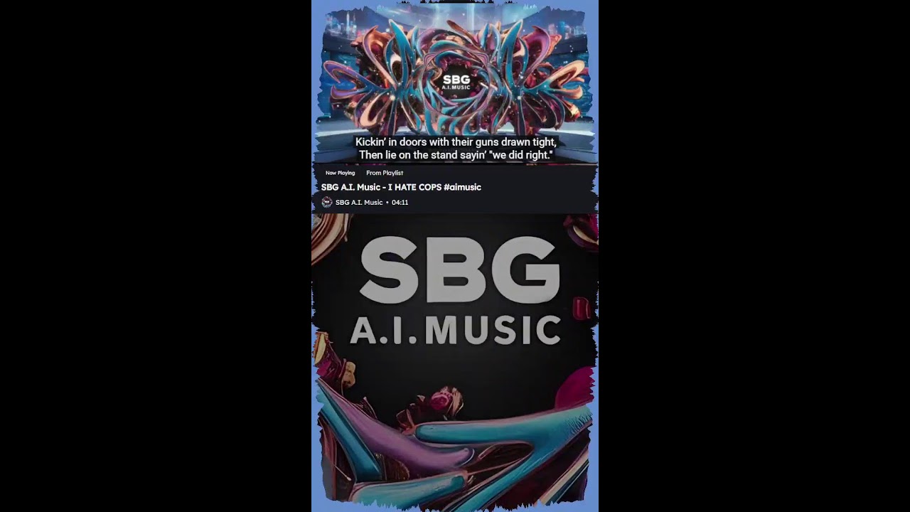 SBG A.I. Music Radio: 📻 #vertical #aimusic #suno #sunoai #music #podcast #aimusicradio