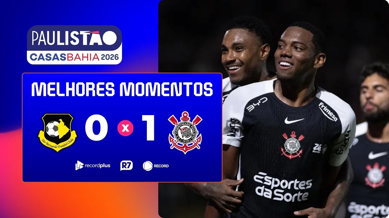 CLASSIFICADO! Corinthians domina o São Bernardo e garante vaga nas quartas com gol de André