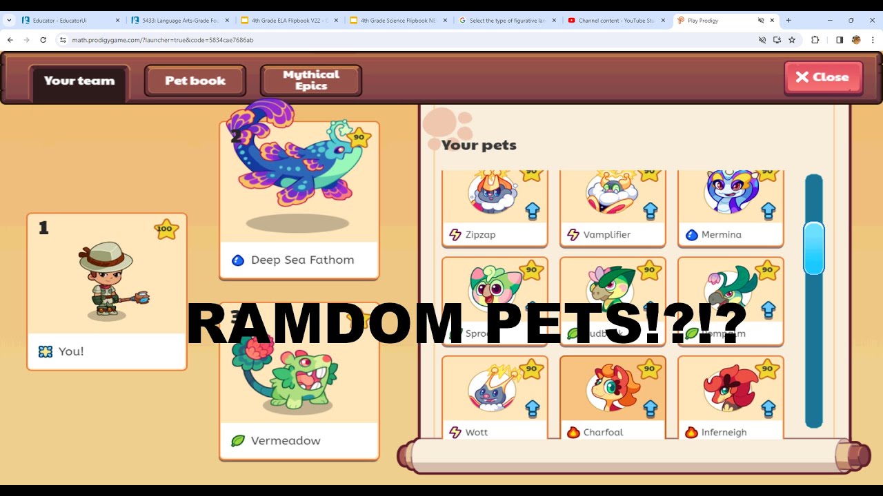 Battling with a RANDOM number generator