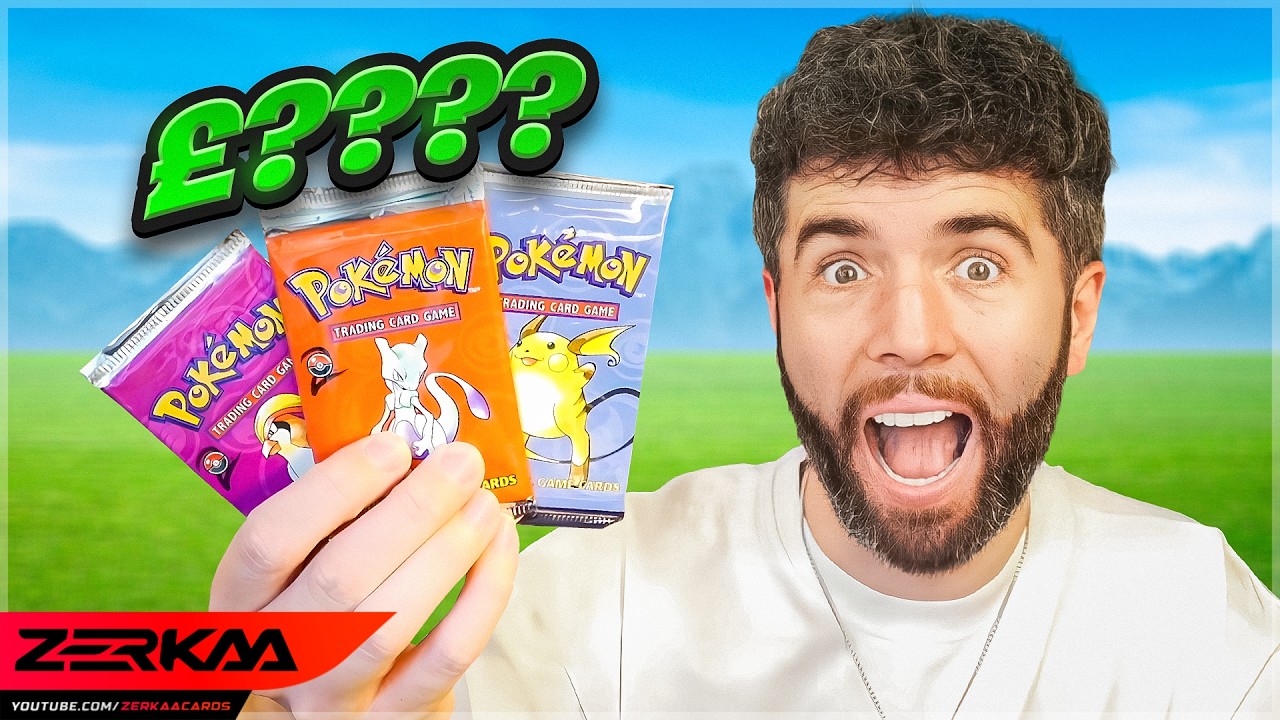 Я открыл три &laquo;ТЯЖЁЛЫХ&raquo; бустера Pokemon Base Set 2 (&pound;1500)