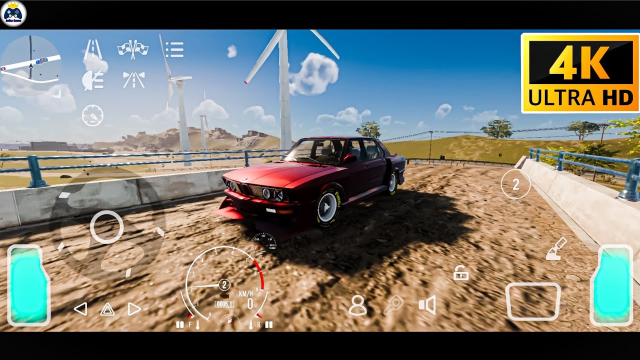 Welcome To BMW 518 Sports Car Drive To Village Gameplay - Car Parking Multiplayer 2 #indianallgames 