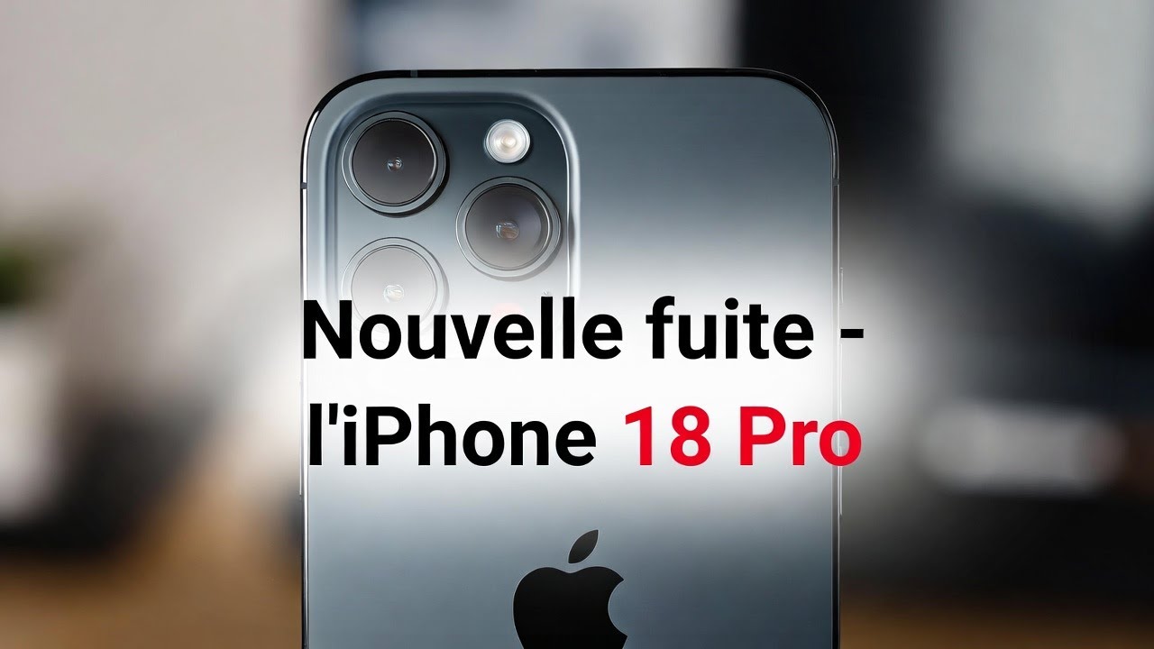 Nouvelle fuite des caractéristiques de l’iPhone 18 Pro 🚨 Face ID sous l’écran