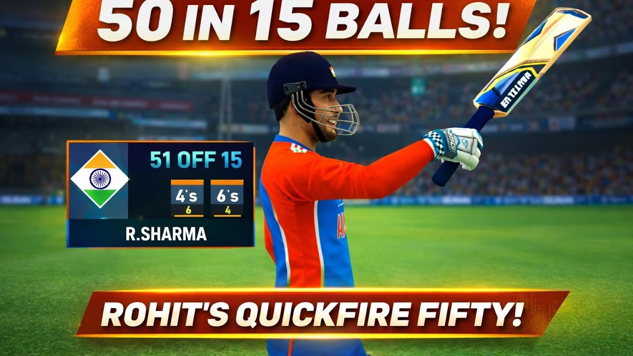 Pakistan Ke Khilaf Rohit Ka Dhamaka 😱 15 Ball Mein 50 INDvsPAK #RohitSharma #50in15Balls #Hitman