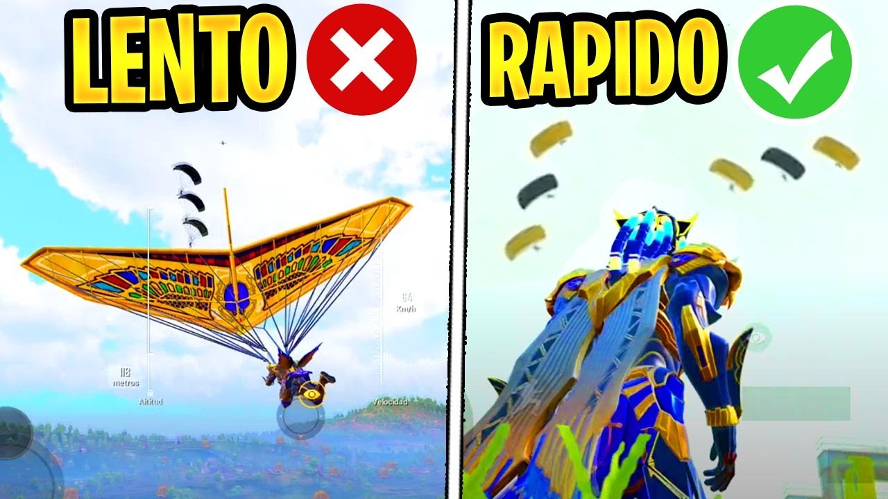 COMO CAER 10 VECES MAS RÁPIDO en PUBG MOBILE! - PUBG MOBILE TIPS, SECRETOS y TRUCOS!