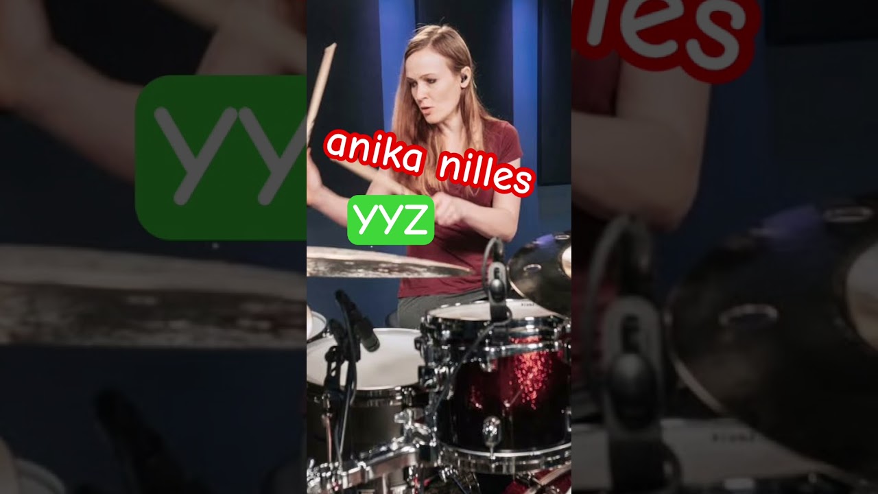 ANIKA NILLES Playing YYZ OF rush !! First time