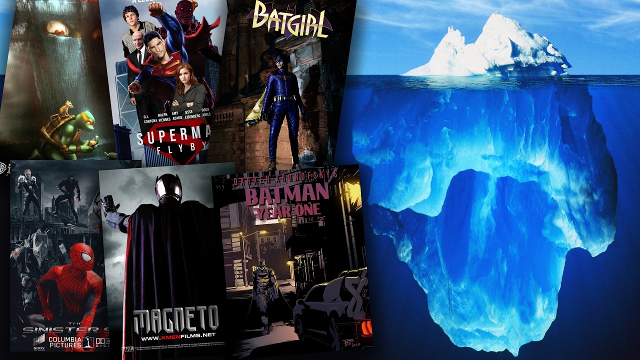 The Cancelled Superhero Movies Iceberg