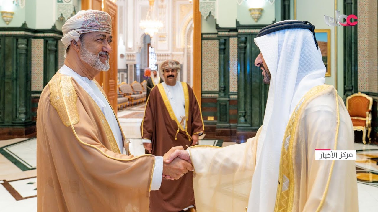 جلالة السلطان #هيثم_بن_طارق المعظم يستقبل ولي عهد دبي نائب رئيس مجلس الوزراء وزير الدفاع الإماراتي.