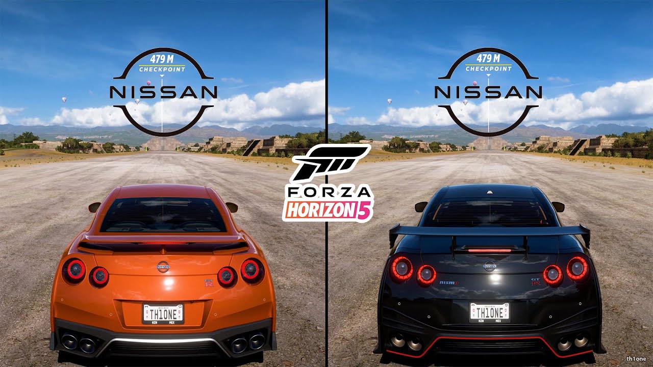 Forza Horizon 5 | Nissan GT-R R35 2017 vs. GT-R Nismo R35 2020 Performance and Sound Comparison