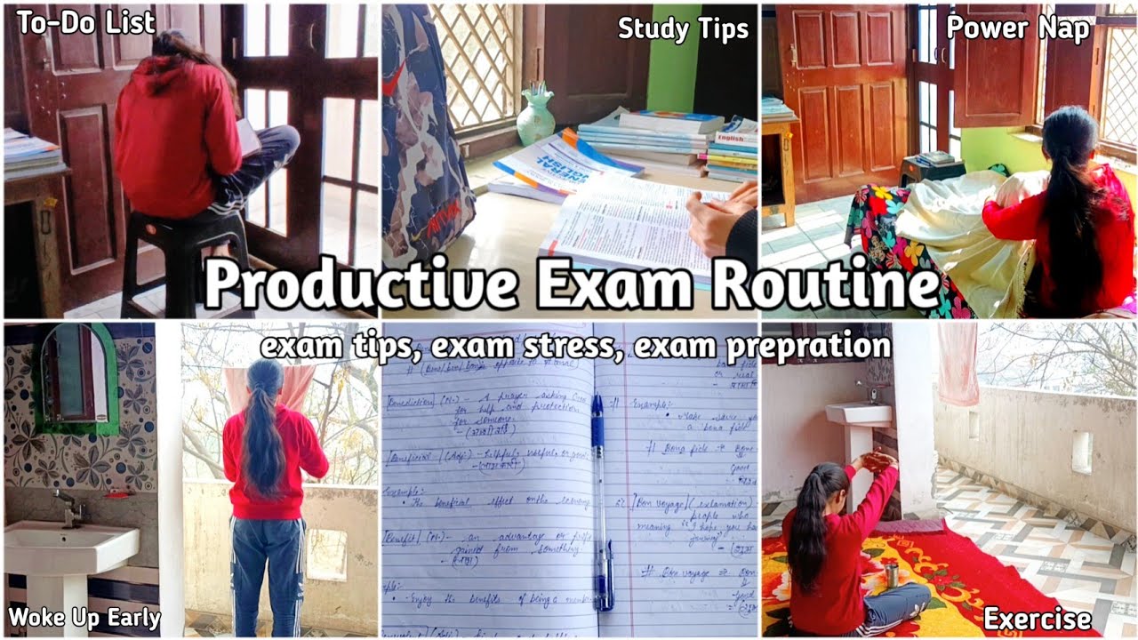 EXAM ROUTINE | Exam Preparation, Study Tips, Exam Stress