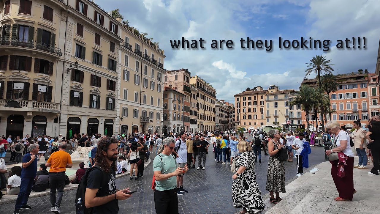 Walking Through Rome 🇮🇹 | A Day Among Travelers in the Eternal City #walking #romevlog #italytravel