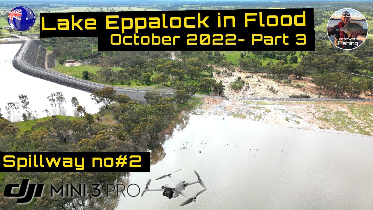 Lake Eppalock in Flood Part 3 Oct 2022 💦 | Victoria Floods | DJI Mini 3 Pro - Drone Flight