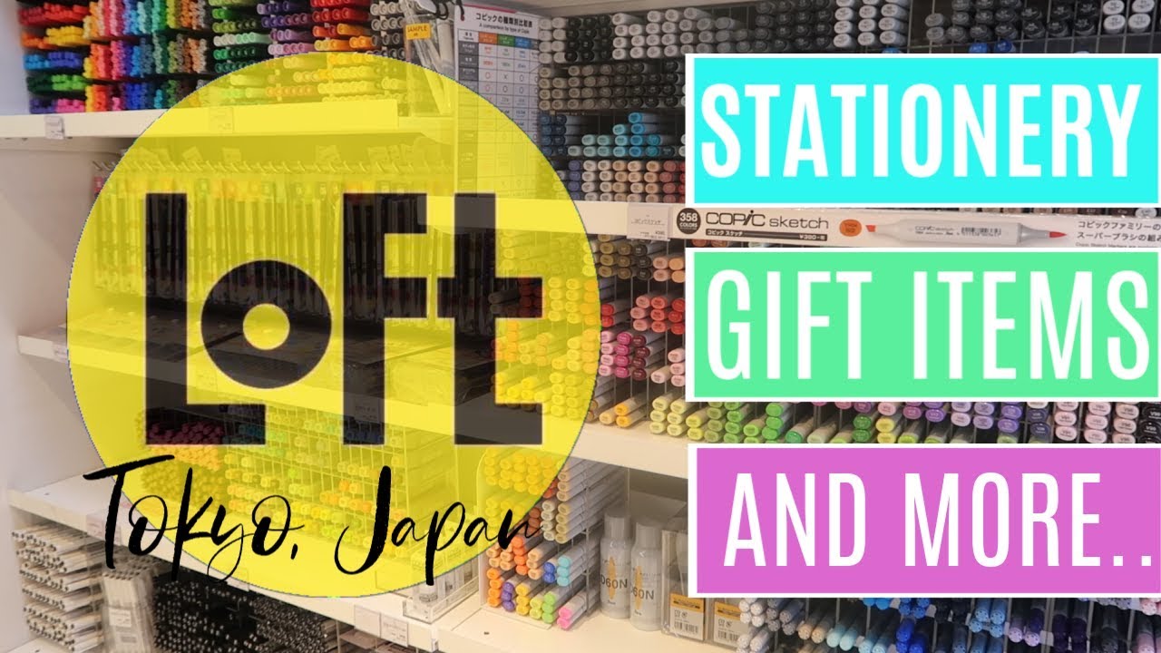 THINGS TO BUY IN LOFT SHIBUYA: Calligraphy Brushpens, Planners ATBP.