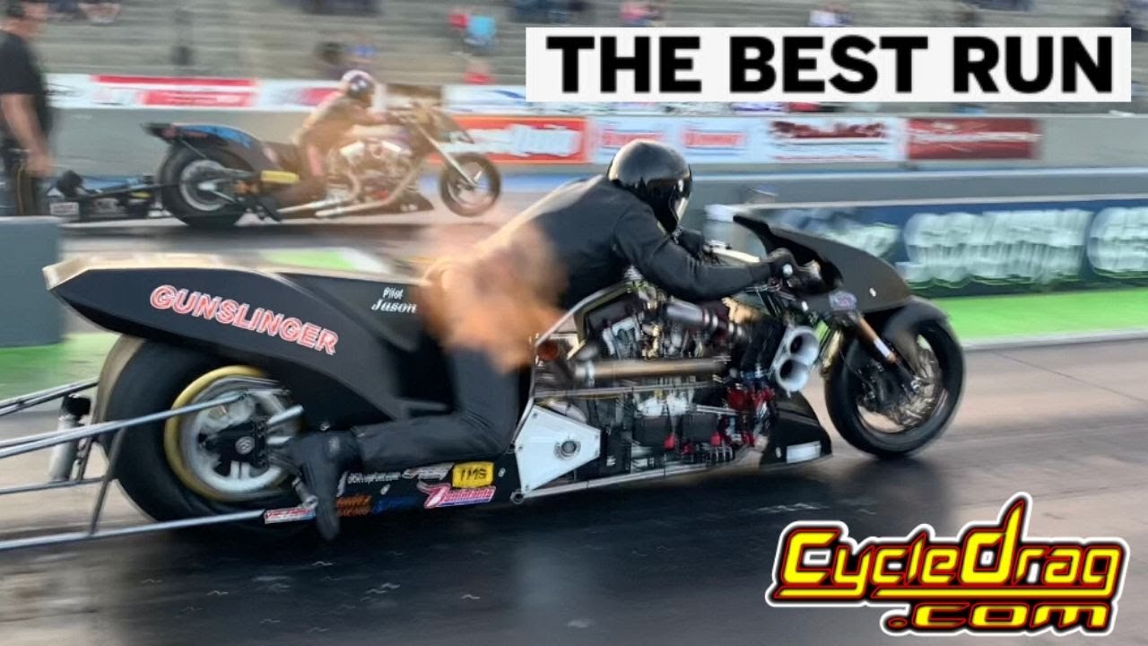 FIRST FIVE-SECOND V-TWIN NITRO HARLEY? THE MUST SEE SUPERCHARGED V-TWIN DRAGBIKE RUNS CAREER BEST!