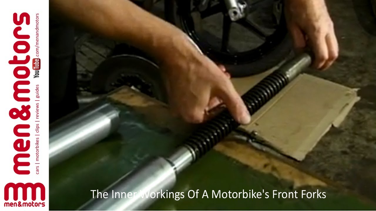 The Inner Workings Of A Motorbike's Front Forks