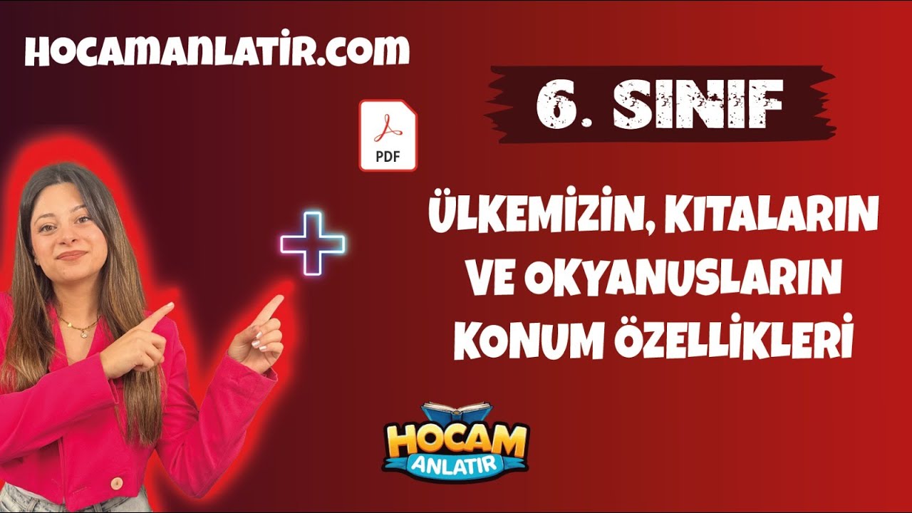 6. Sınıf Sosyal Bilgiler - Ülkemizin, Kıtaların ve Okyanusların Konum Özellikleri #6sınıf #2026