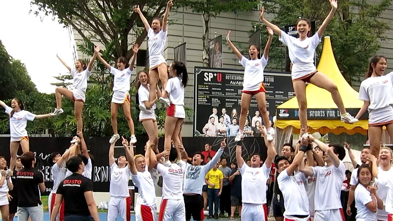 SPOH15 Singapore Polytechnic Open House 2015 - SP Gusto Cheerleading (Stunt) 2of2 [HD]