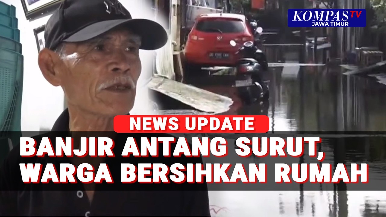Banjir Perumahan Antang Makassar Surut, Warga Mulai Bersihkan Rumah!