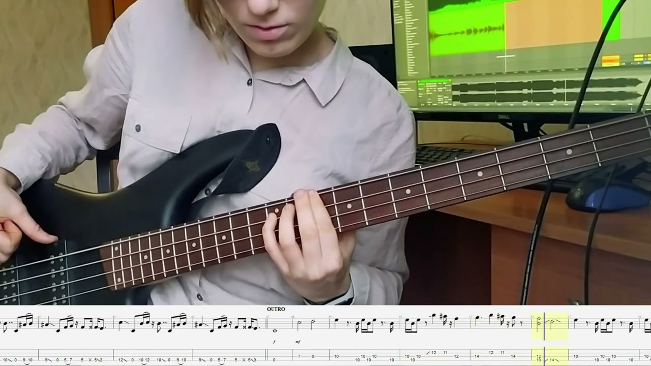 Amber Run - Neon Circus (Bass cover with tabs on screen)