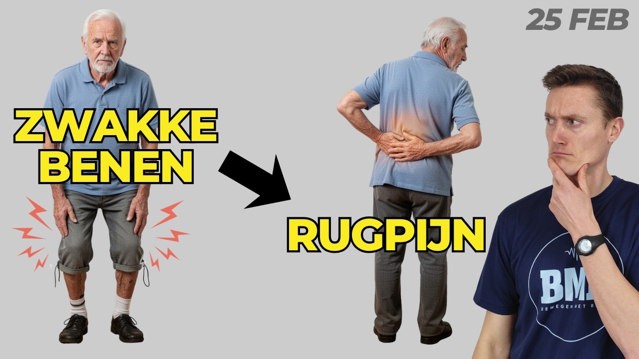 2 redenen waarom veel mensen rugpijn hebben. En waarom deze oefeningen daarvoor helpen...