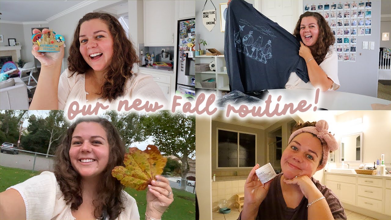getting into a fall routine + disneyworld souvenirs!